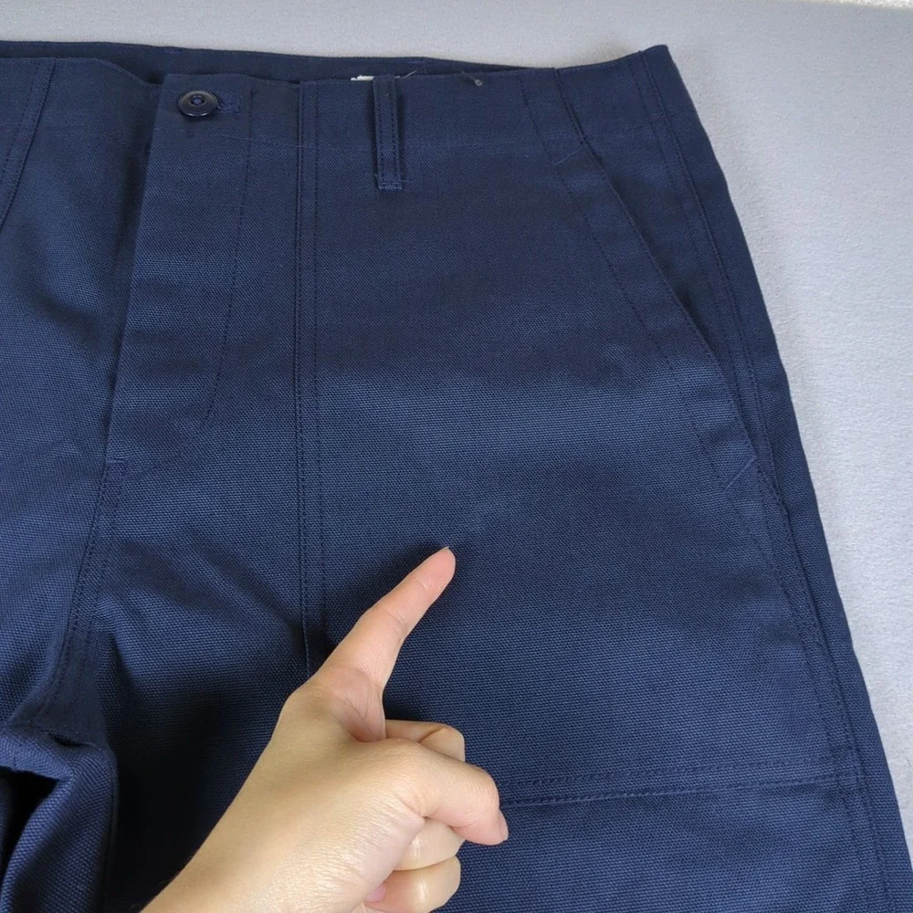 Outerknown Montana Pants Mens 34x29 Navy Blue Outdoor Utility Relaxed Fit NWT